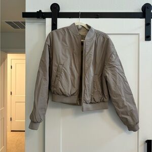 NWOT Tala Reversible Girlfriend Bomber Jacket